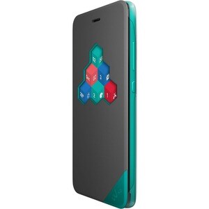 Wiko Carrying Case (Folio) Smartphone - Black, Grey - Plastic Body