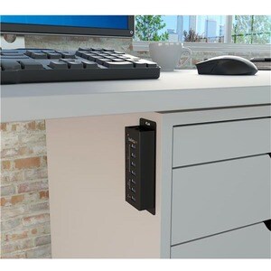 StarTech.com 4 Port USB 3.0 Hub plus 3 Dedicated USB Charging Ports (2 x 1A & 1 x 2A) - 5Gbps - Wall Mountable Metal Enclo