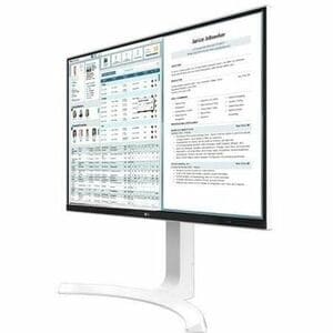 LG 27HJ712C-W 27" Class 4K UHD LCD Monitor - 16:9 - White - TAA Compliant - 27" Viewable - In-plane Switching (IPS) Techno