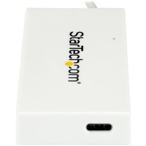 StarTech.com USB-Hub - USB-Typ C - Extern - Weiß - TAA-konform - 4 Total USB Port(s) - 4 USB 3.0 Port(s) - PC, Mac, Linux