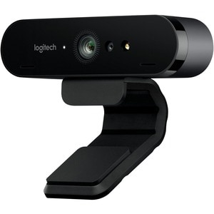 Logitech BRIO Webcam - 90 fps - Black - USB 3.0 - 4096 x 2160 Video - Auto-focus - Clip, Tripod Mount - 5x Digital Zoom - 