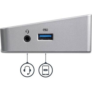 StarTech.com USB-Typ C Docking Station für Notebook, Tablet-PC - 60 W - TAA-konform - 5 x USB-Anschlüsse - 5 x USB 3.0 - N