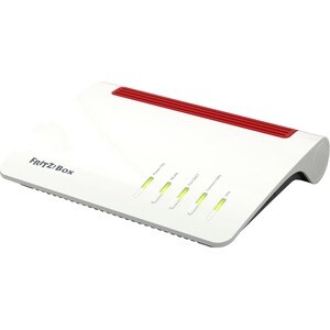 FRITZ!Box 7590. Banda Wi-Fi: Doble banda (2,4 GHz / 5 GHz), Estándar Wi-Fi: Wi-Fi 5 (802.11ac), Tasa de transferencia de d