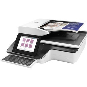 HP Scanjet Flow N9120 fn2 Sheetfed Scanner - 600 dpi Optical - 24-bit Color - 8-bit Grayscale - 120 ppm (Mono) - 120 ppm (