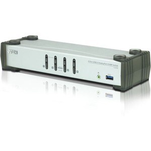 ATEN SOHO CS1914 KVM Switchbox - 4 Computer(s) - 1 Local User(s) - 3840 x 2160 - 8 x USB - 5 - Desktop