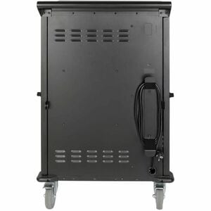 Tripp Lite by Eaton Multi-Device Charging Cart, 36 AC Outlets, Chromebooks and Laptops, 230V, Schuko Black - 4 Casters - S