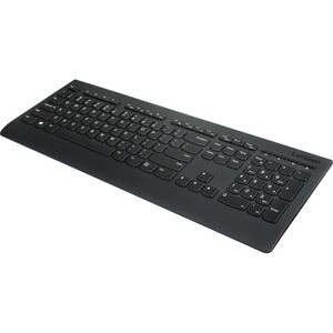 Lenovo Professional Keyboard - Wireless Connectivity - USB Interface - Hungarian - Black - RF - Tablet, Desktop Computer, 