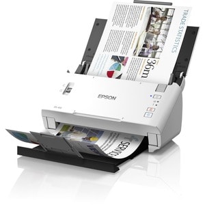 Epson DS-410 Sheetfed Scanner - 600 dpi Optical - 48-bit Color - 16-bit Grayscale - 26 ppm (Mono) - 26 ppm (Color) - Duple