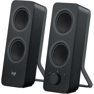 Logitech Z207 Bluetooth Speaker System - 5 W RMS - Black - Desktop - 2 Pack