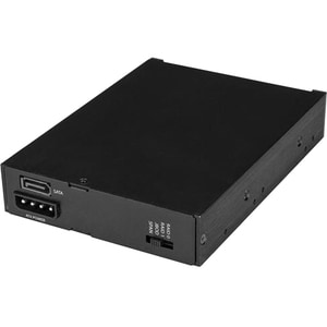StarTech.com Dual-Bay 2.5in SATA SSD / HDD Rack for 3.5in Front Bay - Trayless SATA Backplane - RAID - SATA/600 - Serial A