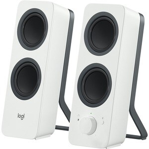 Logitech Z207 Bluetooth Speaker System - 5 W RMS - White - Desktop - 2 Pack