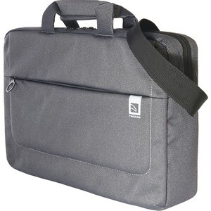 Tucano Loop Carrying Case for 15.6" Notebook - Black, Gray - Handle, Shoulder Strap - 15.9" Height x 11" Width x 3" Depth