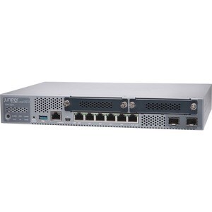 SRX320 Services Gateway includes hardware (8GE 2x MPIM slots 4G RAM 8G Flash power adapter and cable) and Junos Software B