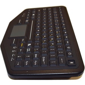 Gamber-Johnson BT-870-TP Keyboard - Wired/Wireless Connectivity - USB Interface - TouchPad - QWERTY Layout - Industrial Si