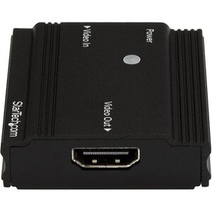 StarTech.com HDMI Signal Booster - HDMI Repeater Extender - 4K 60Hz - 3840 × 2160 - 35 m Maximum Operating Distance - 1 x 