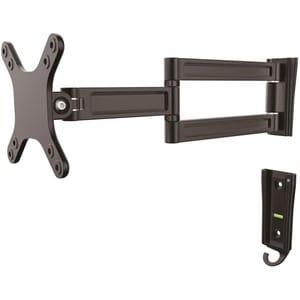 StarTech.com Wall Mount Monitor Arm, Dual Swivel, Supports 13'' to 34" (33.1lb/15kg) Monitors, VESA Mount, TV Wall Mount, 