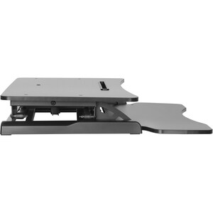 Amer Mounts Sit-Stand Integrated Desk Workstation - 15 kg Load Capacity - 19.70" (500.38 mm) Height x 24.20" (614.68 mm) W