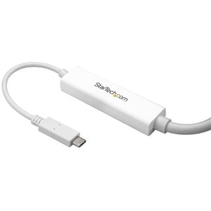 StarTech.com CDP2DPMM3MW. Kabellänge: 3 m, Anschluss 1: USB Typ-C, Anschluss 2: DisplayPort. Gewicht: 200 g, Breite: 20 mm