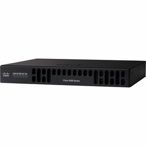 Cisco 4000 ISR 4221 Router - 2 Ports - 2 WAN Port(s) - 2.0 SFP (mini-GBIC) Slots, Network Interface Module (NIM) Slots - 8