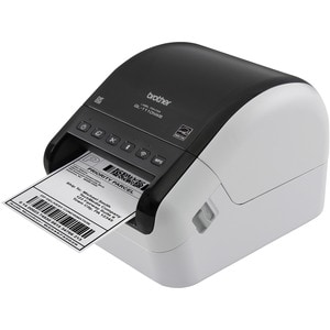 Brother QL-1110NWB Desktop Direct Thermal Printer - Monochrome - Label Print - USB - Bluetooth - Wireless LAN - 118.11" Pr