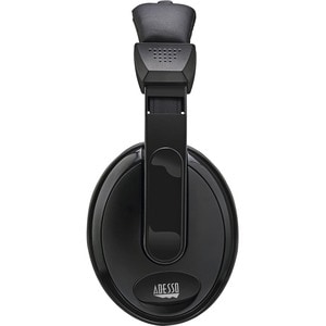 Adesso Xtream H5 - 3.5mm Stereo Headset with Microphone - Noise Cancelling - Wired- Lightweight - Works with Computer, Tab