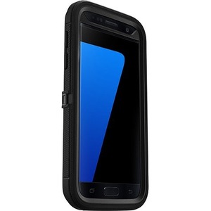 OtterBox Defender Rugged Carrying Case (Holster) Samsung Galaxy S7 Smartphone - Black - Dirt Resistant, Bump Resistant, Sc