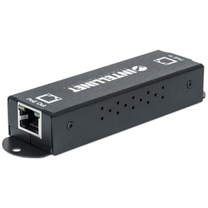 Gigabit High-Power PoE+ Extender Repeater, IEEE 802.3at/af Power over Ethernet (PoE+/PoE), metal - Network (RJ-45) - Metal