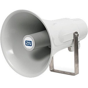 2N SIP Outdoor Wall Mountable, Surface Mount Speaker - 8 W RMS - Grey - 25 W (PMPO) Woofer Tweeter Midrange - 275 Hz to 12