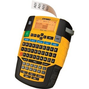 Dymo Rhino Rhino 4200 Electronic Label Maker - Thermal Transfer - Tape, Label6 mm, 9 mm, 12 mm, 19 mm - Battery - 6 Batter