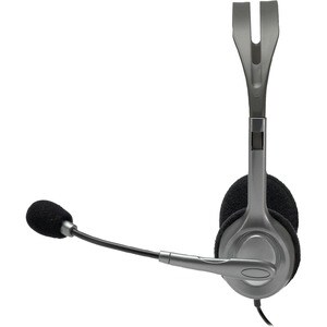 Logitech H111 Wired Over-the-head Stereo Headset - Black - Binaural - Supra-aural - 32 Ohm - 20 Hz to 20 kHz - 179.8 cm Ca