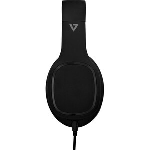 V7 Premium HA701-3EP Wired Over-the-head, Over-the-ear Stereo Headset - Black - Binaural - Circumaural - 32 Ohm - 12 Hz to