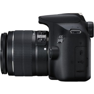 Canon EOS 1500D 24.1 Megapixel Digital SLR Camera with Lens - 18 mm - 55 mm - CMOS Sensor - Autofocus - 7.6 cm (3")LCD - O