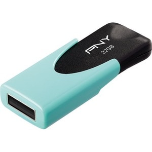 PNY Attaché 4 32 GB USB 2.0 Flash-Laufwerk - Pastel Aqua - 2 Jahr(e) Garantie