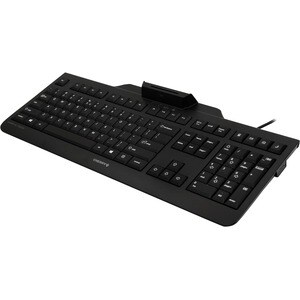 CHERRY KC 1000 SC Keyboard - Cable Connectivity - USB Interface - English (US) - Black - Mechanical Keyswitch
