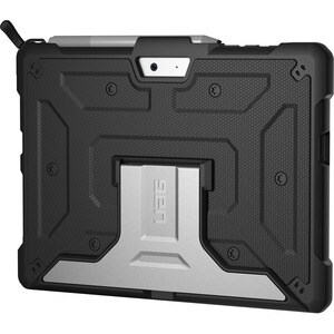Urban Armor Gear Metropolis Rugged Keyboard/Cover Case Microsoft Surface Go Tablet - Black - Anti-slip, Impact Resistant, 