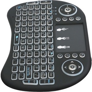 Premiertek Wireless Keyboard (Backlit) - Wireless Connectivity - RF - USB Interface - 94 Key Search, Home Page, Right Mous