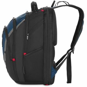 Wenger IBEX 27316060 Carrying Case (Backpack) for 17" Notebook - Blue, Gray, Black - Shock Absorbing Shoulder Strap, Drop 