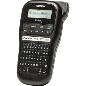 Brother P-touch PT-H110 Electronic Label Maker - Thermal Transfer - 20 mm/s Mono - 3 Fonts - 180 x 180 dpi - Tape, Label3.