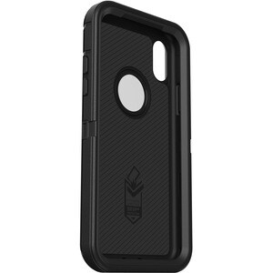 OtterBox Defender Rugged Carrying Case (Holster) Apple iPhone XS, iPhone X Smartphone - Black - Dirt Resistant, Bump Resis