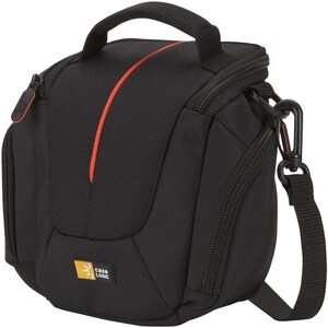 Case Logic DCB-304 Carrying Case Camera - Black - Polyester Body - Belt Loop, Lanyard Strap, Handle, Shoulder Strap - 177.