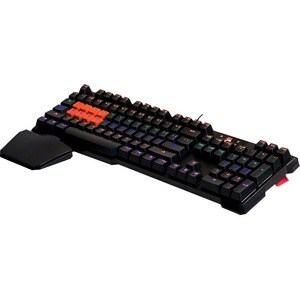 Bloody Gaming Optical Mechanical Gaming Keyboard, Backlit Adjustable - Cable Connectivity - USB Interface - Multimedia Hot