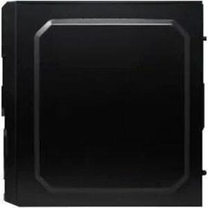 EVOTEC Gabinete para computadora gamer - ATX, Micro ATX, Mini ATX Placa base admitida - Minitorre - Metálico - Negro - 600