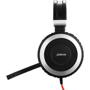 Jabra EVOLVE 80 UC Headset - Stereo - Mini-phone (3.5mm), USB Type C - Wired - Over-the-head - Binaural - Circumaural - No