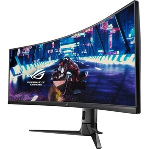 Monitor LCD da gaming Asus ROG Strix XG49VQ 1244,6 mm (49") Class Doppio Full HD (DFHD) Schermo curvo - 32:9 - Nero - 124,