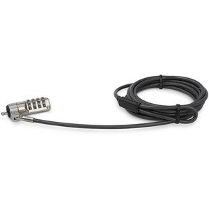 StarTech.com Laptop-Kabelschloss - Schwenkgelenk - 2m Kabel - 4-stelliges Kombinationsschloss - 200 cm (78,74 Zoll) Kabel 