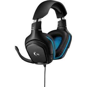 Logitech G432 Headset - Wired - Over-the-head - Black