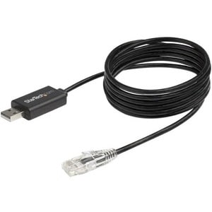 StarTech.com Câble console Cisco USB vers RJ45 de 1,8 m - Rollover - Windows/Mac/Linux - ICUSBROLLOVR - Cable for Ordinate