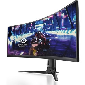 Asus ROG Strix XG49VQ 49" Double Full HD (DFHD) Curved Screen WLED Gaming LCD Monitor - 32:9 - Black - 49" Class - 3840 x 