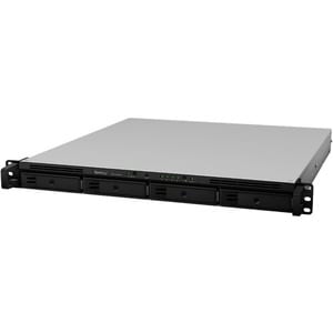 4-bay RackStation (up to 16-bay) Quad Core 2.2 GHz 8GB RAM (up to 64GB) 10GbE NIC support (optional) Built-in M.2 NVMe/SAT