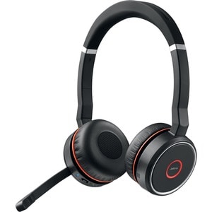 Jabra EVOLVE 75 MS 无线 头戴式 立体声 耳机 - 双声道 - 头戴护耳式 - 3048 cm - 蓝牙 - 20 Hz 到 20 kHz - 降噪
